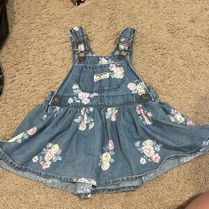 4/$20 OshKosh Overall dress Sz 12m